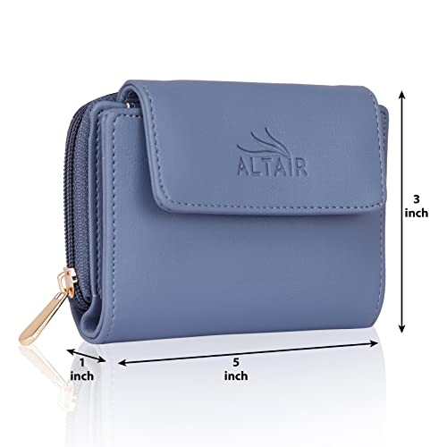 Image of Premium Vegan Leather Women's Wallet | Stylish Durable Clutch Wallet and Lightweight Clutch with Zip Coin Pocket and Card Slot