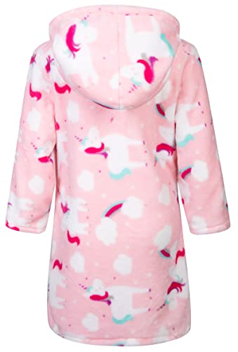 Boys Girls Robe Toddler Hooded Cartoon Dinodaur Plush Bathrobe for Boys Girls2