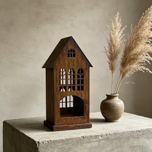 Bougeoirs décoratifs en fer forgé artisanal pour salon élégant