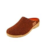 Taos Women's Woollery Burnt Orange Clog 10-10.5 M US