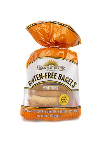 The Essential Baking The Gluten-Free Bagels, Everything, Gluten-Free, Dairy-Free, Nut-Free, Soy-Free, Gluten Free Certified,, 14Count (Pack Of 6)