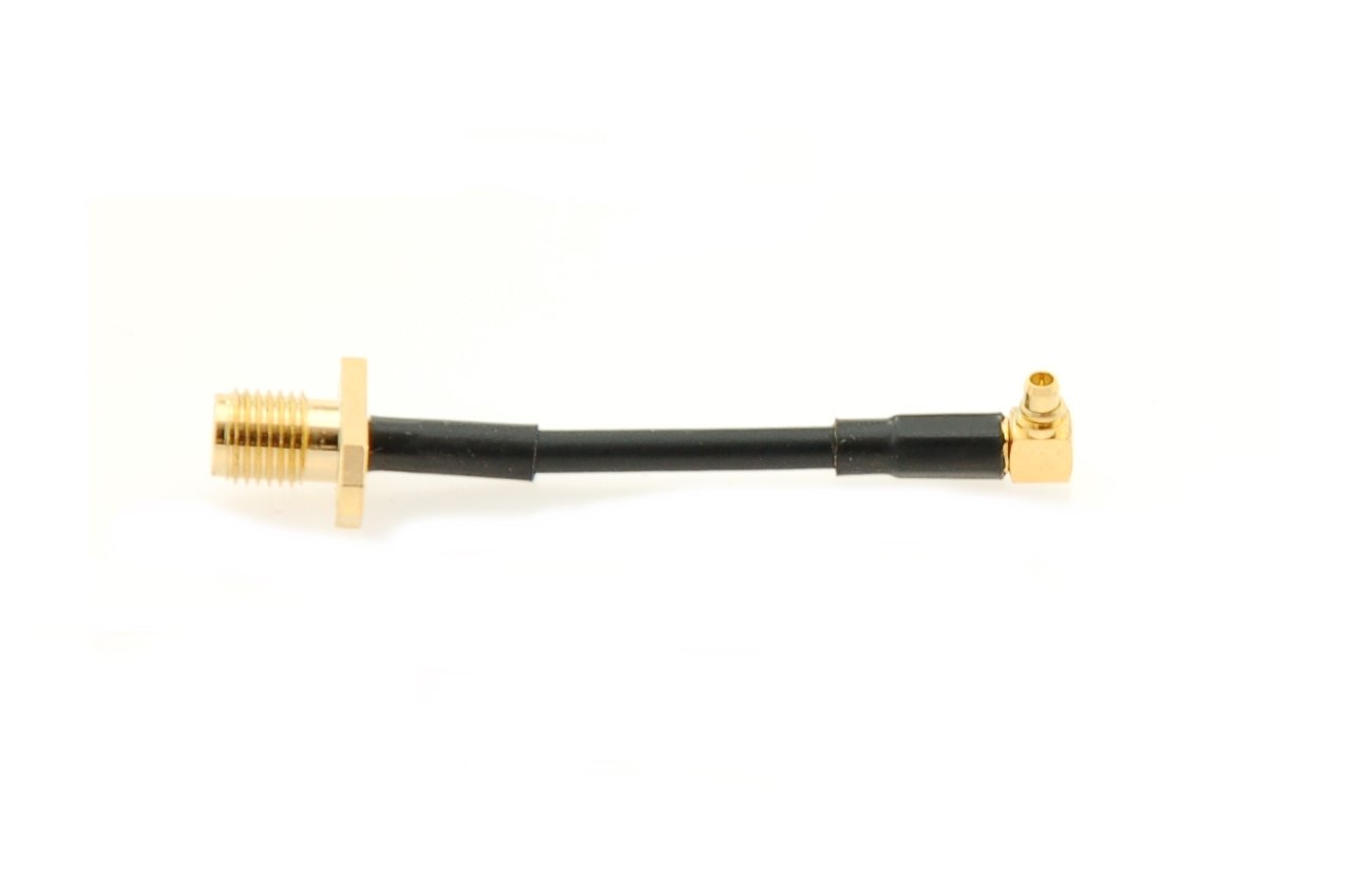 Alda PQ Cable de Conexión Con Casquillo 20cm, RG174U Para SMA / F A Mmcx / M eBa