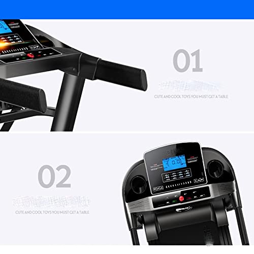 Image of Household Folding Blue Screen Multifunctional Smart Electric Treadmill