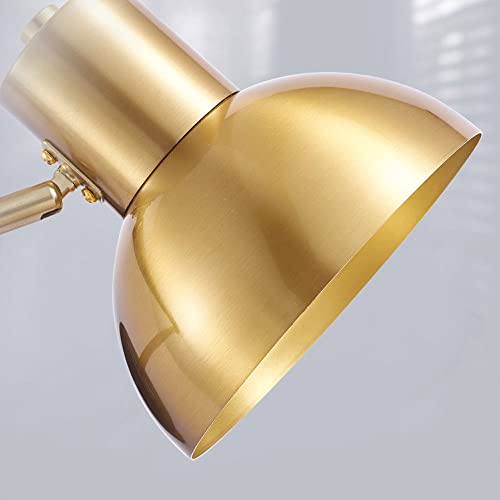 Brazo oscilante para lectura sin fatiga ocular con aplique de pared industrial ajustable E27 5