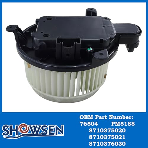 Image of SHOWSEN 8710375020 HVAC AC Heater Blower Motor with Fan Compatible with 2010-2012 Lexus HS250h, 2011-2017 CT200h & 2016-2020 Toyota Mirai OE# 8710375021