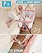 Bedside Bassinet for Baby, 3 in 1 Breathable Mesh Baby Bassinet, 6 Height Adjustable, Easy to Assemble, Bassinet Bedside Sleeper with Wheels, Mosquito Net, Storage Basket, Bassinets for Newborn Baby