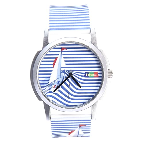 Image of Multicolor Designer Funkey Theme Silicone Strap and Dial Wrist Watch - Fun-108