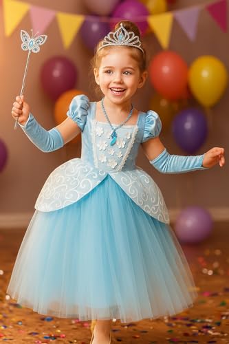 Vestido de Princesa Cenicienta para Niñas miniatura 6