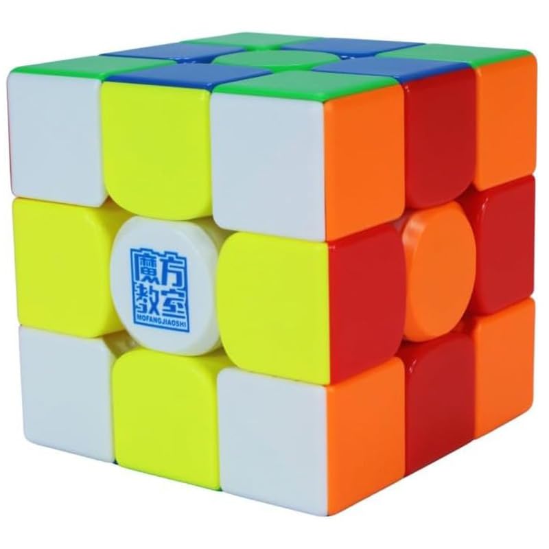 Image of HAWKISTER 6+ Years Moyu Rs3M V5 2023 Maglev 3X3 Speed Cube With Robot-Shape Display Box, Professional 3X3X3 Puzzle Cube Stickerless Rs3M V5 Maglev Cube (Maglev Version)