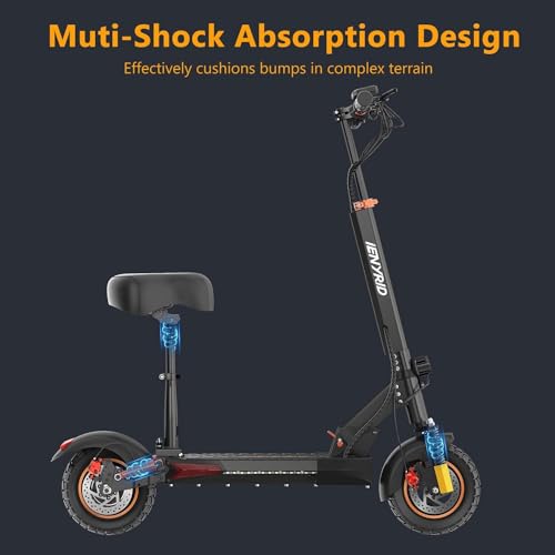 iENYRID Electric Scooter Adults, Commute E Scooter with Seat