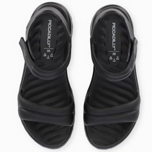 Sandália Feminina Piccadilly Marshmallow Preto 35