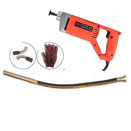 Hanchen Vibrador de Hormigón Eléctrico 1400W Hormigonera Industrial Diámetro de 35mm con Manguera de 1.5/2m (Manguera de 1.5m)