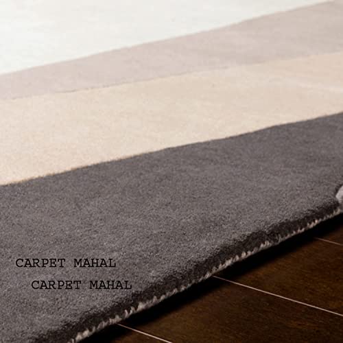 Image of Carpet Mahal Export Quality Handmade Tuffted Pure Woollen Carpet for Living Room Bedroom Size 8 x 11 feet (240X330 Cm) Color-Multi
