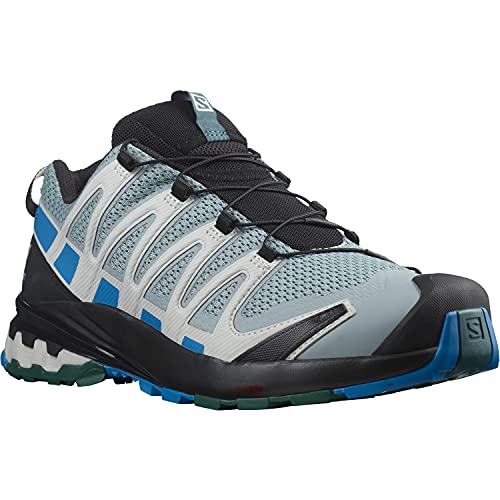 Salomon Xa Pro 3D V8 Trail Running Shoes For Men, Slate/Blue Aster/Pacific, 9.5 #TOP1