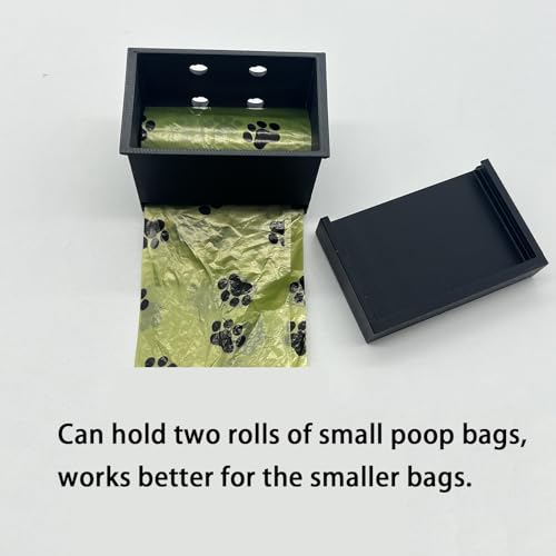 Image of Dog Poop Bag Dispenser, Poop Bag Holder, Outdoor or Indoor Pet Waste Bag Dispenser Station, Dog Poop Bag Container, Can be Mounted on a Crate, Kennels or Fences (Poop Bag not Included)