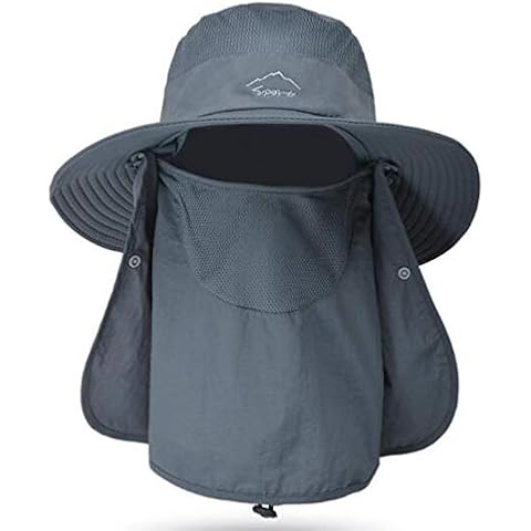 Fishing Hat with Sun Protection and Breathable Fabric Cover