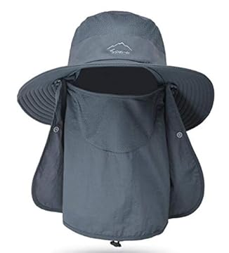 fishing hat with mask