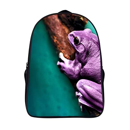 Sac à dos d'école grenouille 3D pour la classe et le sport des garçons
