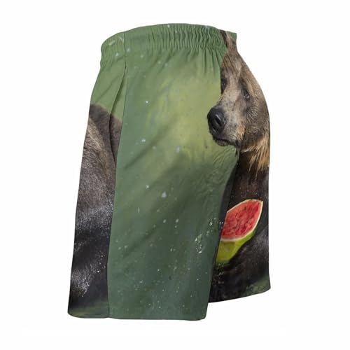 Maillot de bain séchage rapide shorts de bain homme pastèque