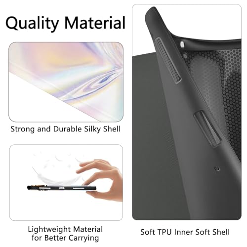 Étui iPad 11 2025 avec porte-crayon imprimé léopard chic Y2K pour 10e génération