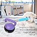 Carpet Rake for Pet Hair Removal | 5-Piece Set with 10 Disposable Cleaning Gloves, Long & Short Handles, Lint Rollers & Scraper Deep Cleaner Pro Pet Hair Remover | Cat and Dog Hair Carpet Rake
