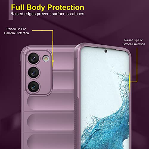 Image of amazon basics Mobile Cover for Samsung Galaxy S23 5G (Silicone Lavender)