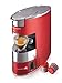 illycaffè 60178 Máquina de café, 230 W, Aluminio, Rojo