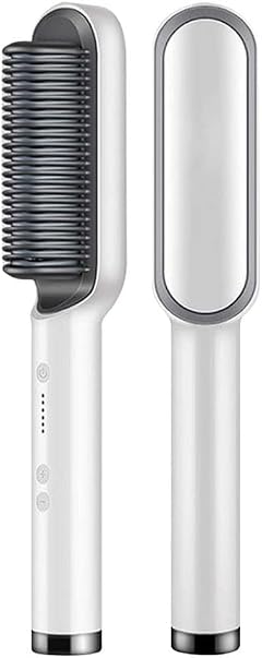 NANZU Multifunctional Professional Hair Straightener Tourmaline Ceramic Hair Curler Brush Hair Comb Straighteners Curling Hair Iron