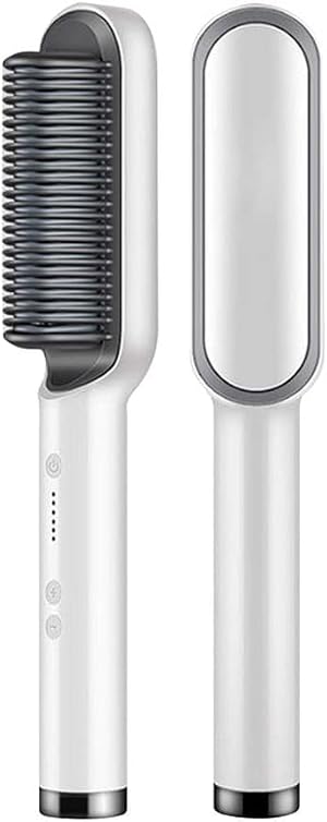 NANZU Multifunctional Professional Hair Straightener Tourmaline Ceramic Hair Curler Brush Hair Comb Straighteners Curling Hair Iron