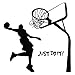 Bluelover Just Do It Baloncesto Pared Calcomanía Bricolaje Hogar Deportes Extraíble Habitación Pared Pegatina Wallpaper Art Decó