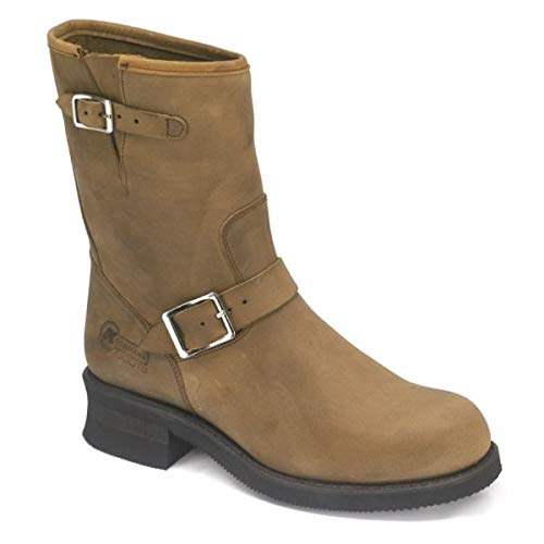 Kochmann Engineer - Botas de piel para hombre, color marrón, talla 43