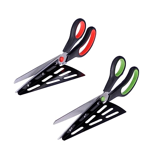 GRIRIW Ciseaux Acier Multifonctionnels Coupe-pizza Pratique Pour Cuisine à Outil De Vert Accessoire De Cuisine Pour Trancher Facilement
