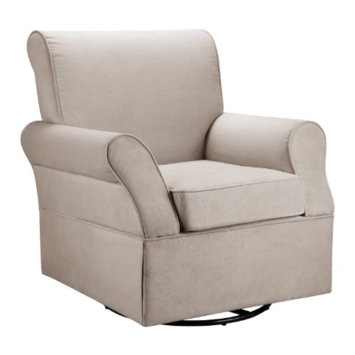Image of Baby Relax Swivel Glider, Comet Doe - Color: White