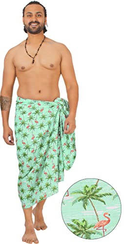 HAPPY BAY Men's Pareo Sarong Wrap Swim Bath2