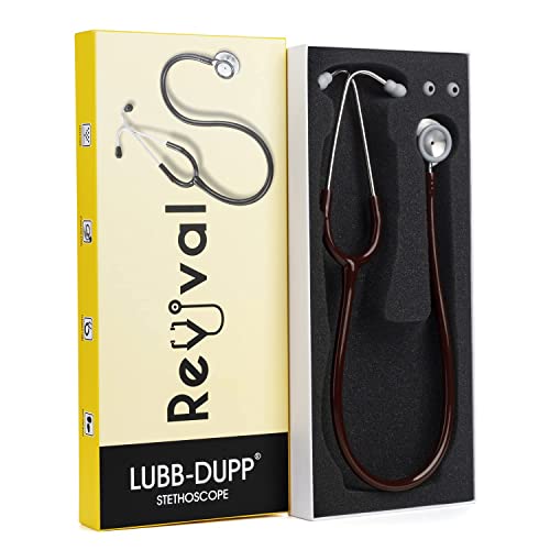 Single Head Stethoscope For Doctors Nurses Emt, Medical Students : Lubb-Dupp…(Burgundy) #TOP1