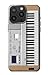 R0891 Keyboard Digital Piano Case Cover for iPhone 15 Pro Max