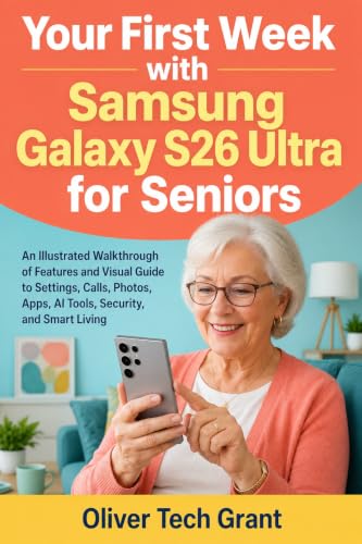 Your First Week with Samsung Galaxy S26 Ultra for Seniors: An Illustrated Walkthrough of Features and Visual Guide to Settings, Calls, Photos, Apps, AI Tools, Security, and Smart Living image 2