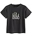 SheIn Women's Casual Cute Graphic Crew Neck Tops Short Sleeve Tees Large Black