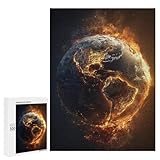 【Une pièce mémorable】 : faites plaisir et défiez votre famille et vos amis en reconstituant cet incroyable puzzle de Earth on Fire Global Crisis 500 PCS. Ramenez à la maison des heures de plaisir et de divertissement que tout le monde appréciera.