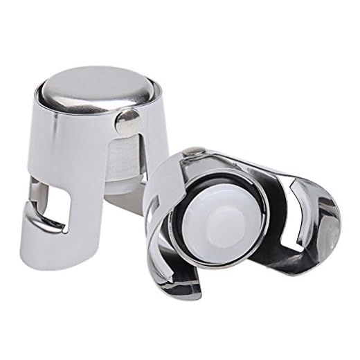 Stainless Steel Champagne Stopper Set