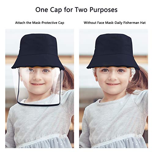 image for Snailrun Babies Protective Hat with Cover,Removable Sun Fisherman Tran