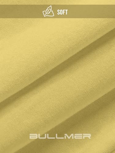 Image of BULLMER Trendy Half Sleeve Oversized Cotton Blend Crew Neck Tshirt for Men - Pack of 2