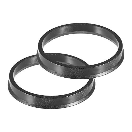 X AUTOHAUX 4 szt. 71,5 mm do 65,1 mm uniwersalne pierścienie do gryzonia, czarne