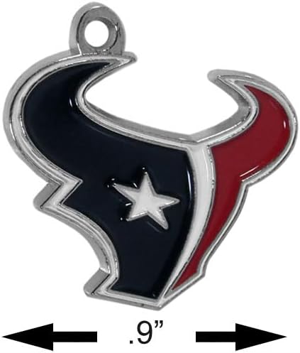 Siskiyou NFL unisex-adult Chrome Dangle Earrings - Image 4