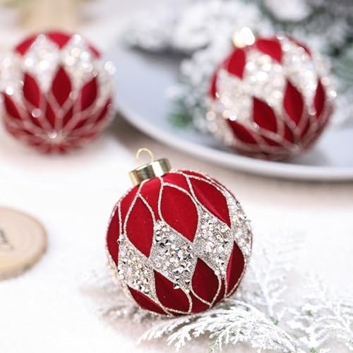 Ensemble d'ornements boules de Noël floquées, le coffret idéal à offrir - 6