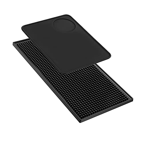 Tampermatte Kaffee Tamper Matte Anti-Rutsch Bar Service Mat Hochleistungs Silikon Trocknungs Pad Trocken-Matte für Geschirr 15x30cm 10 * 25cm Cover
