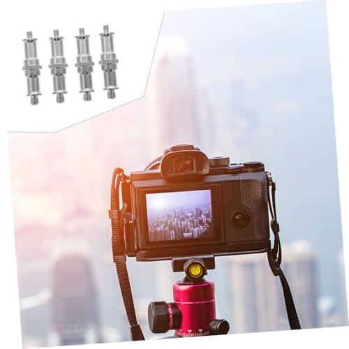 Image of 1 /4 to 3 /8 Screw Adapter 4Pcs Stainless Steel Standard Camera Mount