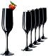 Sektgläser Set aus Glas von PLATINUX – 6-teiliges Champagnerglas Set