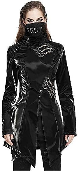 Amazon | [Devil Fashion] サイバーパンク レディース 不規則 バックル