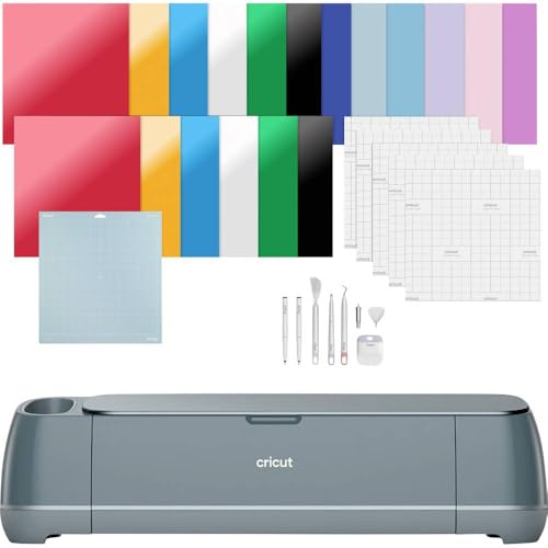 Cricut Maker 4 Essentials-Bundle 56x18 3x15 8cm Hobbyplotter Schneidemaschine Kreativarbeiten Plotten